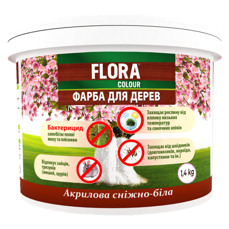 Фарба акрилова Flora Colour для дерев  1.4 кг