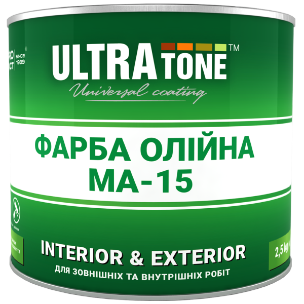 Фарба Олійна ULTRAtone МА-15 для підлоги червоно-коричнева 60 кг