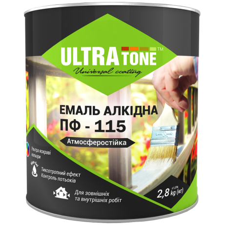 Емаль ULTRAtone ПФ-115 синя 0.9 кг