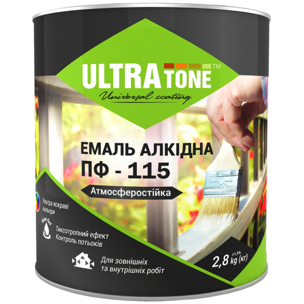 Емаль ULTRAtone ПФ-115 яскраво-блакитна 50 кг