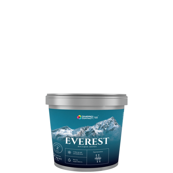 Фасадна фарба Dnipro Contact EVEREST  1.4 кг